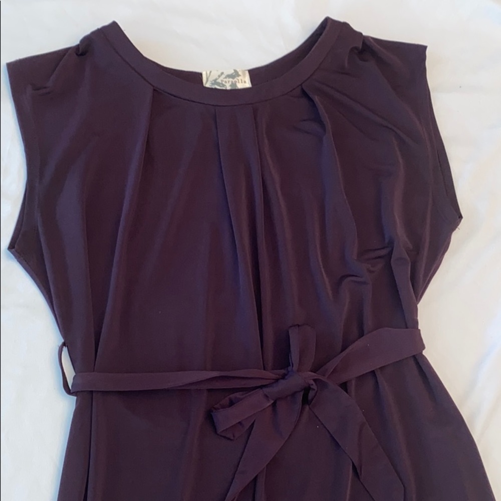 Beautiful Paraella Deep plum dress - Picture 2 of 6